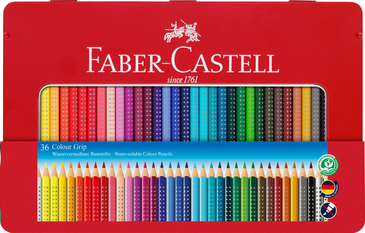 CREIOANE COLORATE 36 CULORI CUTIE METAL GRIP 2001 FABER-CASTELL CREIOANE COLORATE 36 CULORI CUTIE METAL GRIP 2001 FABER-CASTELL